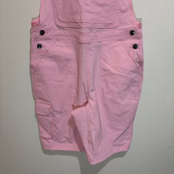 Duluth Trading Co Heirloom Gardening Bib Short Overalls Pink - Picture 4 of 14